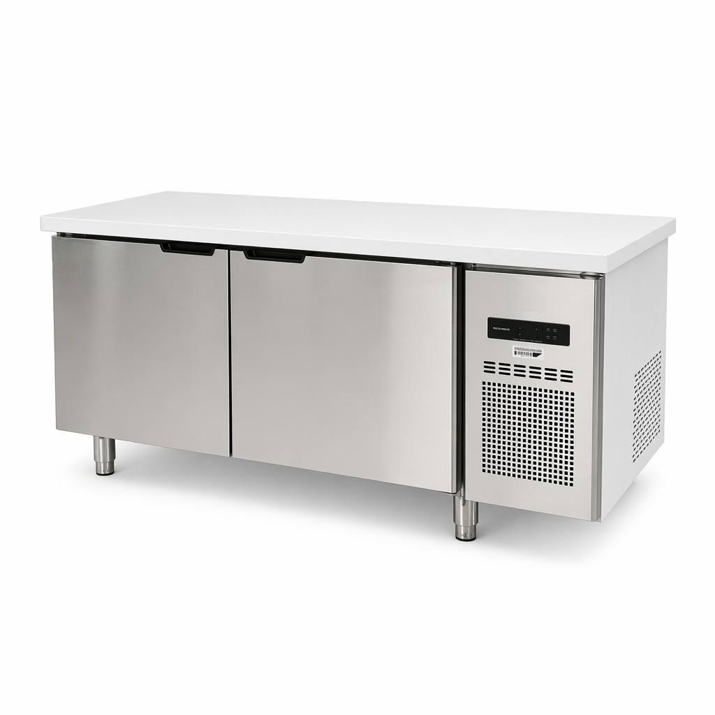 Commercial Kitchen Worktops - 냉장 기능이 있는 스테인리스 스틸 상업용
