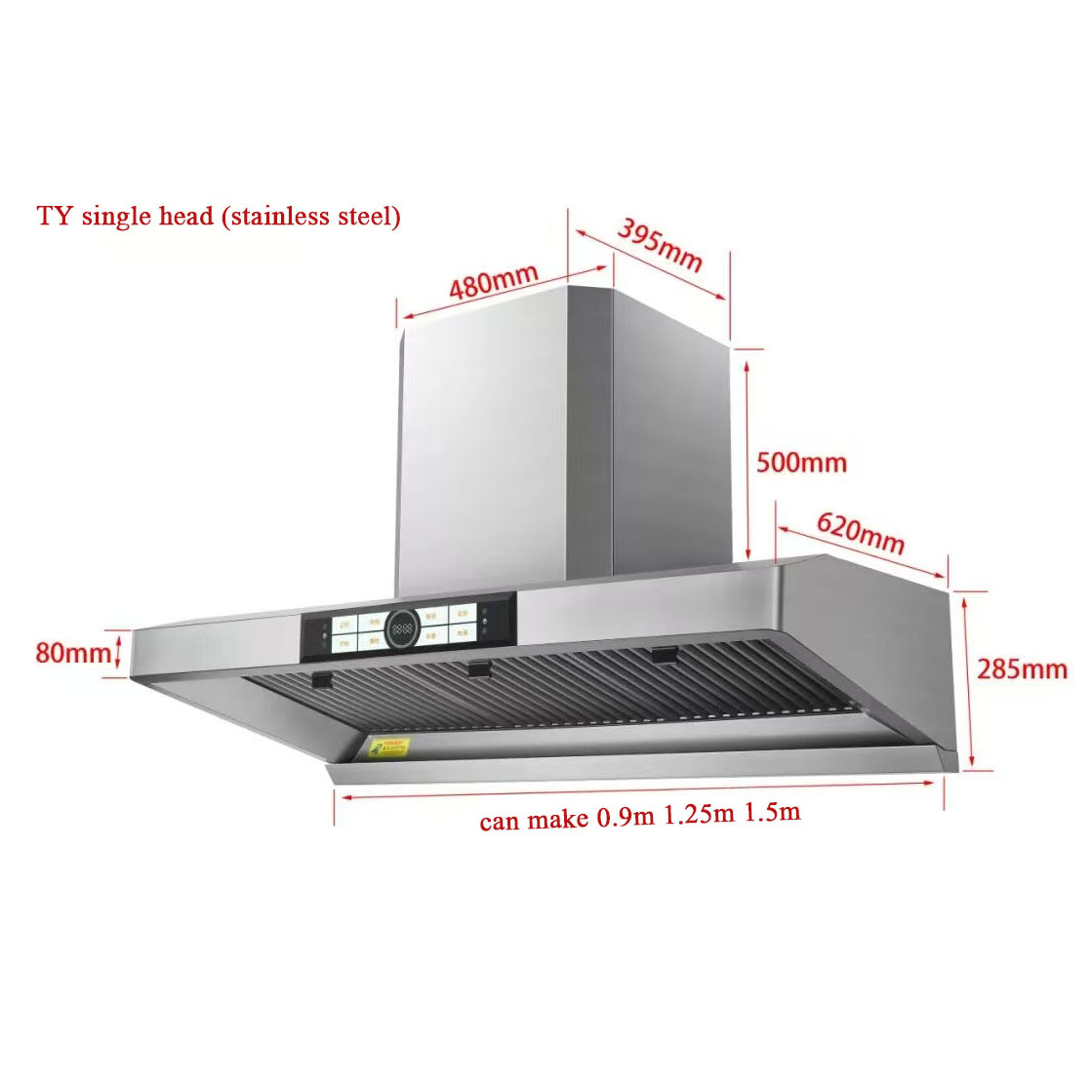 레스토랑용 배기 후드, 상업용 듀얼 모터, 강력 흡입, - Commercial Kitchen Hoods 리뷰 및 가격