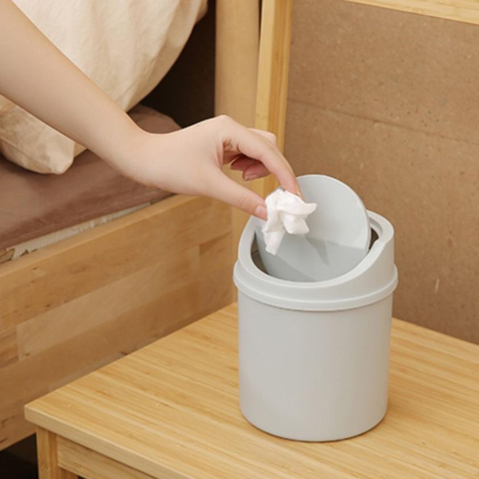 뚜껑이 있는 미니 쓰레기통 1개, 책상용 쓰레기통, 작 - Commercial Kitchen Bin 리뷰 및 가격