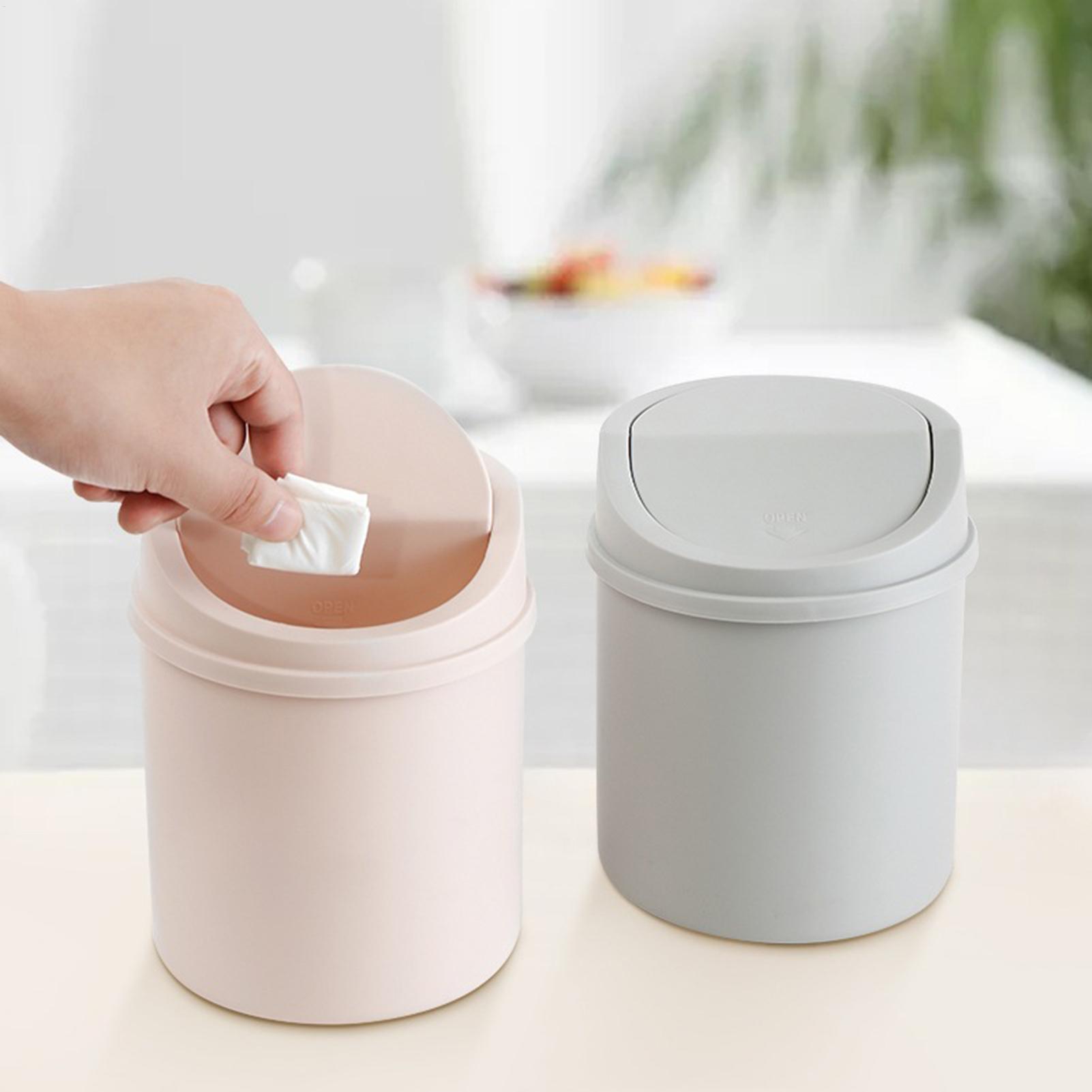 뚜껑이 있는 미니 쓰레기통 1개, 책상용 쓰레기통, 작 - Commercial Kitchen Bin 리뷰 및 가격